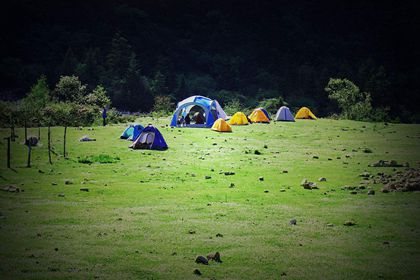gongga mountain camping