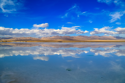 Chaka Salt Lake - a mirror lake of the sky
