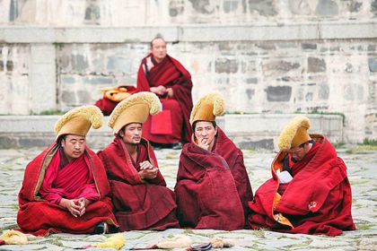 Lama at Labrang Monastery