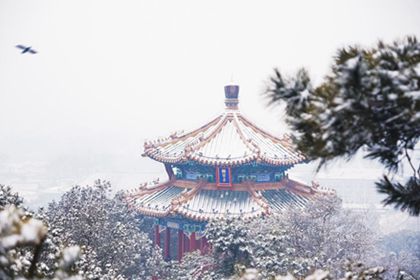 Jingshan Mountain in Snow