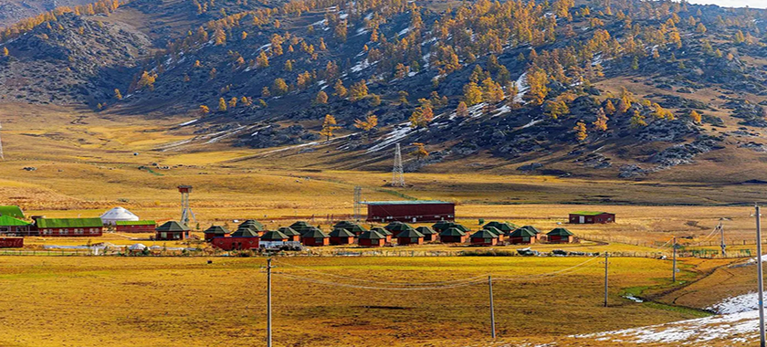 xinjiang autumn view