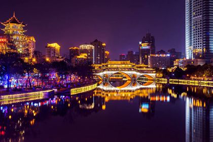Night View of Chengdu